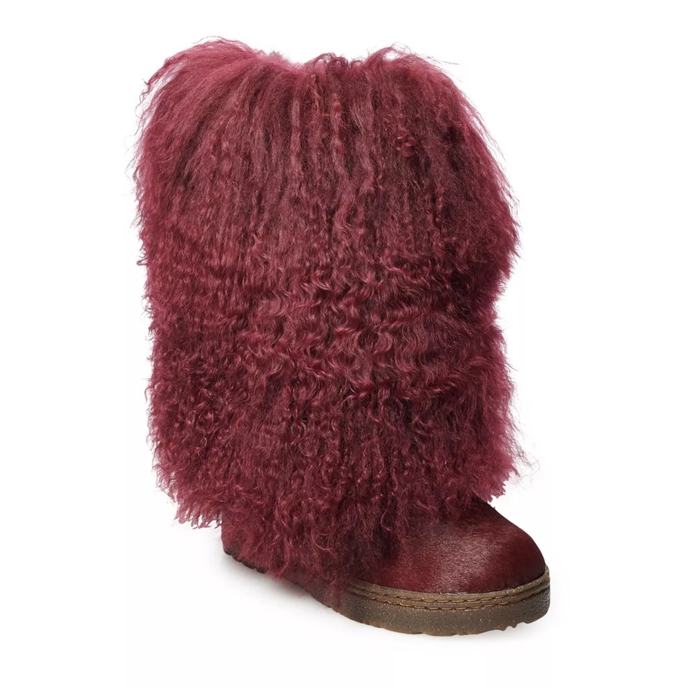 BEARPAW Boetis II Women's Curly Lamb Boots Size 9